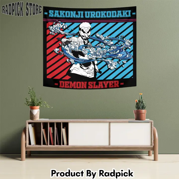 Sakonji urokodaki tapestry custom anime home decor bpj  rp5943717